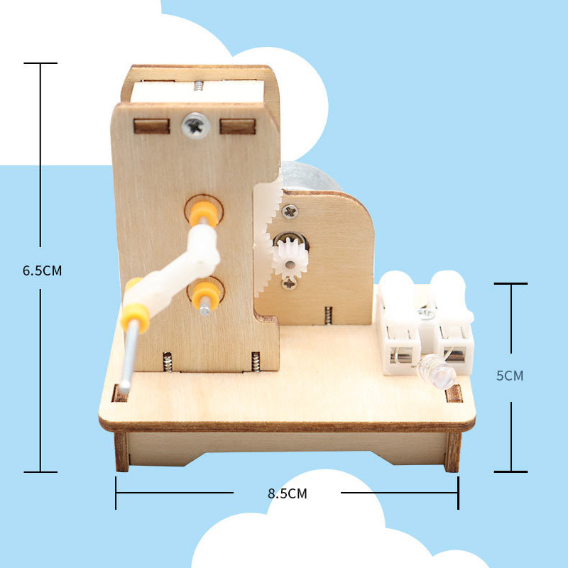 لتقوم بها بنفسك مولد يدوي صغير - مراجعة Science Diy Model وسعره