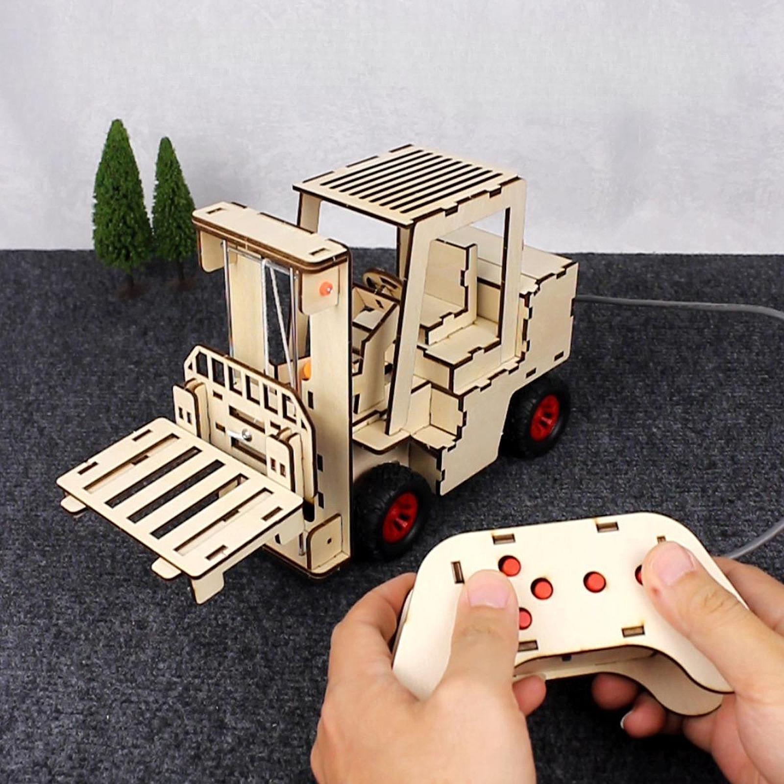 ألعاب البناء الميكانيكية الخشب - مراجعة Science Diy Model وسعره