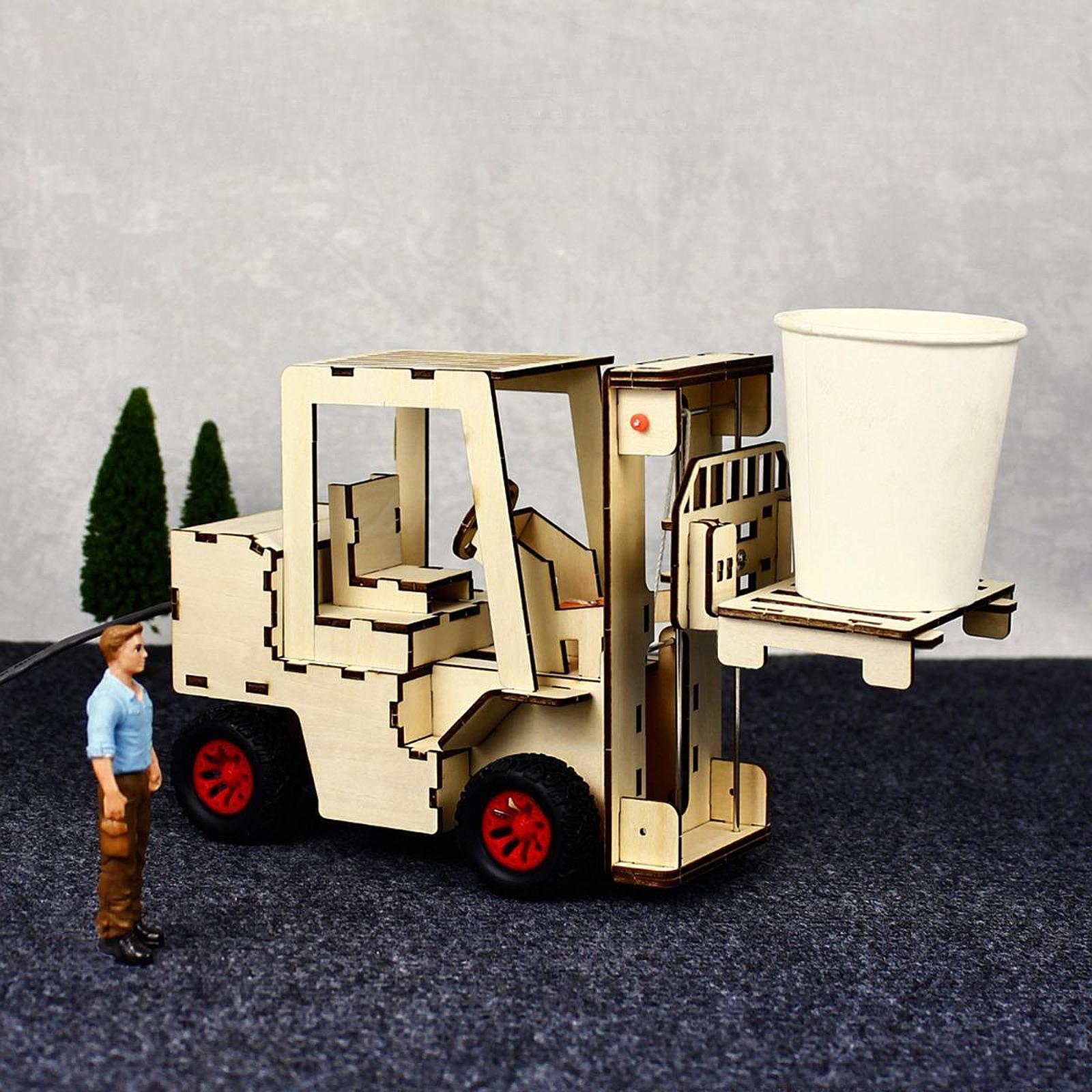 ألعاب البناء الميكانيكية الخشب - مراجعة Science Diy Model وسعره