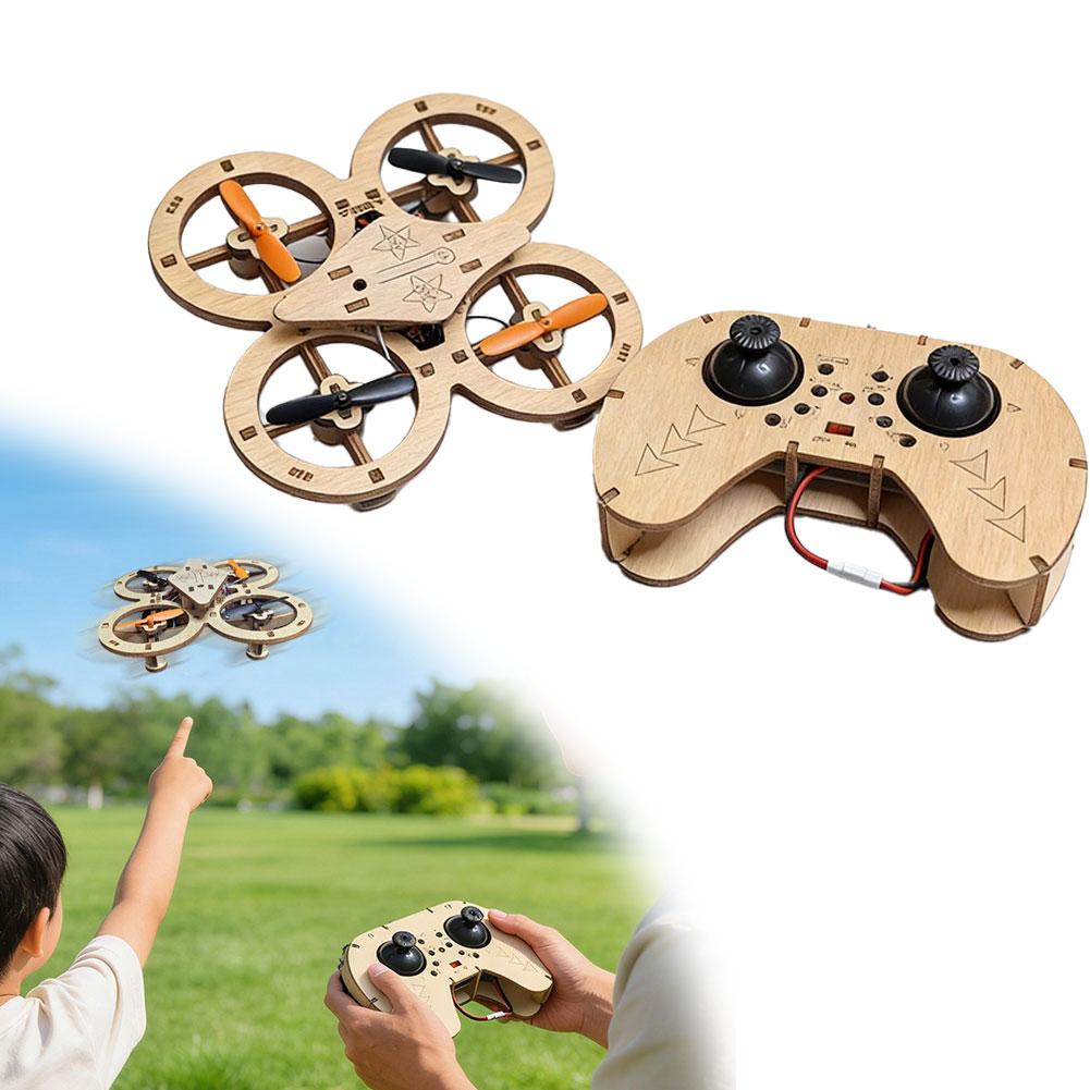 طقم بناء طائرة بدون طيار خشبية - مراجعة Science Diy Model وسعره