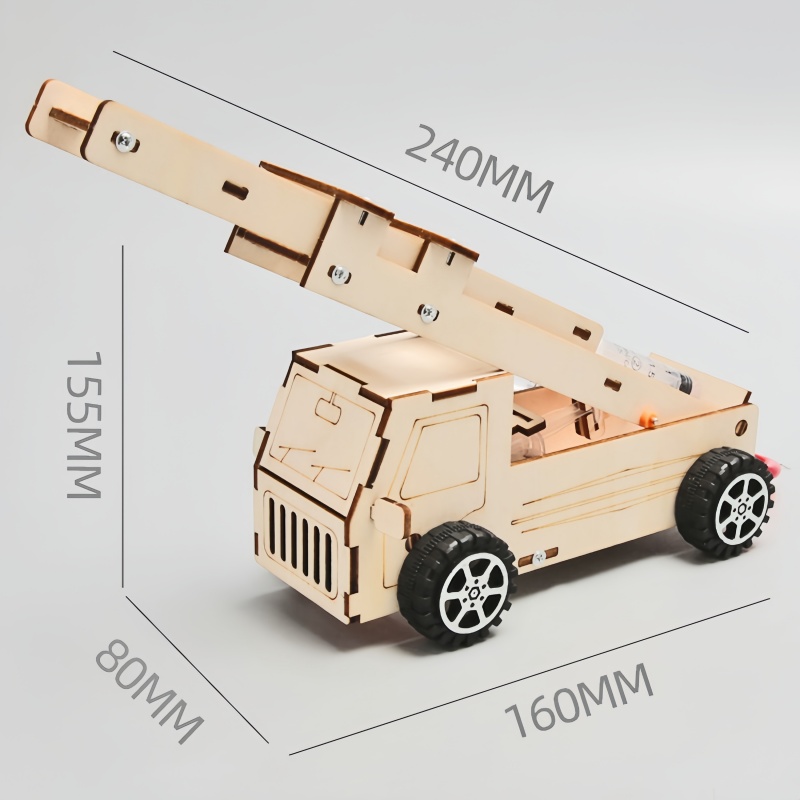 مجموعة نماذج شاحنة إطفاء سلم خ - مراجعة Science Diy Model وسعره